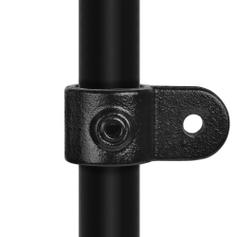 Buiskoppeling Oogdeel scharnierstuk - zwart-B / 26,9 mm
